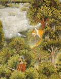 A hunting scene from Udaipur